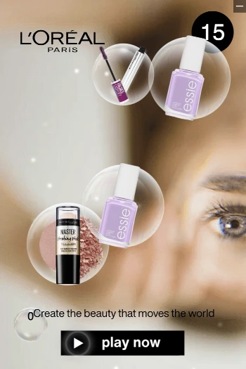 L'Oréal — Gamified Display — Makeup & accessories