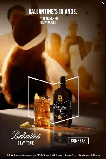 Ballantines — Motion Display — Beer, wine & spirits