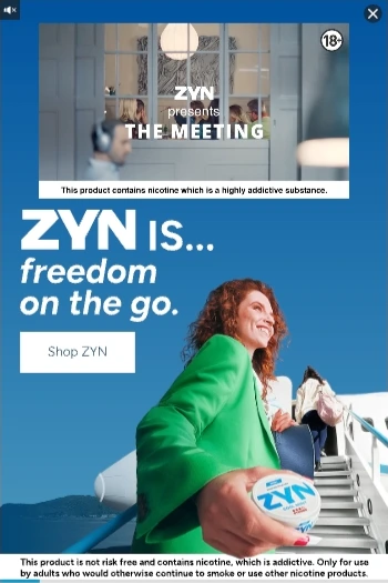 ZYN — Motion Video — Cigarettes & tobacco products