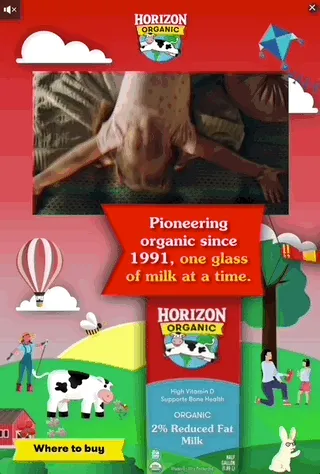 Horizon Organic — Motion Video — Healthy eating & organic food
