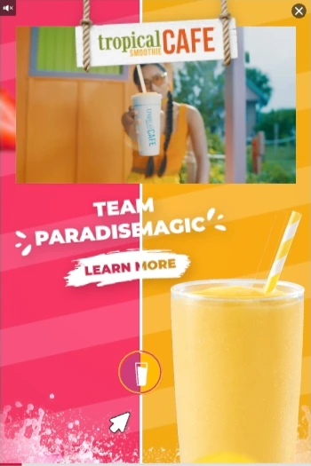 Tropical Smoothie Cafe — Explorable Video — Fast food