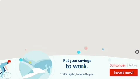 Santander — Ribbon Display — Investing