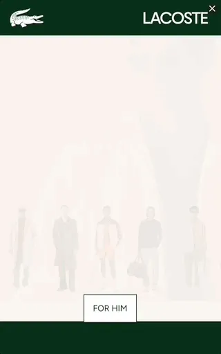 Lacoste — Interstitial — Mid-tier fashion