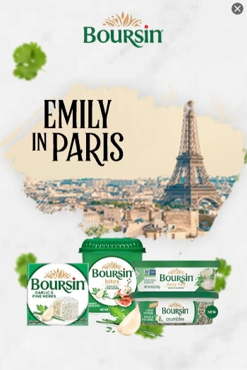 Boursin — Motion Display — Packaged & grocery foods