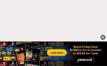 Peacock — Ribbon Display — Streaming & music