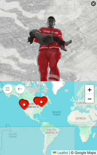 Red Cross — Explorable Display — Humanitarian aid