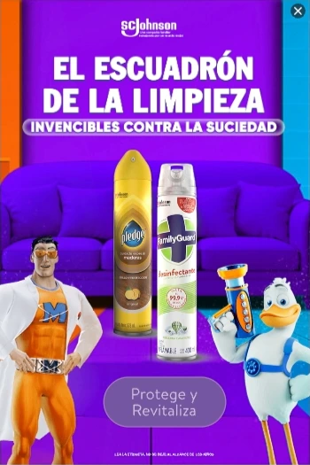 SC Johnson — Gallery Display — Cleaning products
