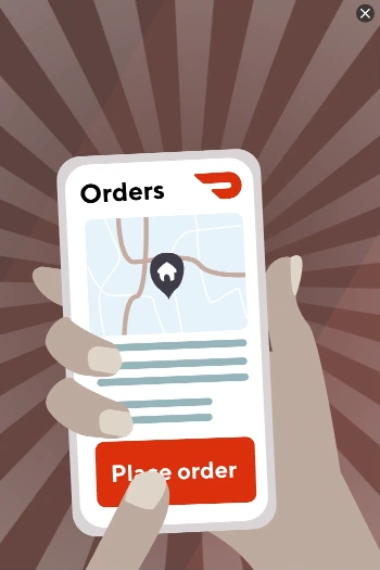 DoorDash — Motion Display — Food delivery