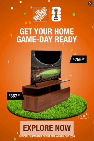 The Home Depot — 3D & AR — Home goods retail