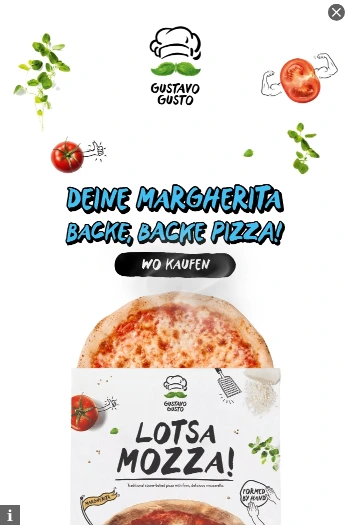 Gustavo Gusto — Interstitial — Packaged & grocery foods