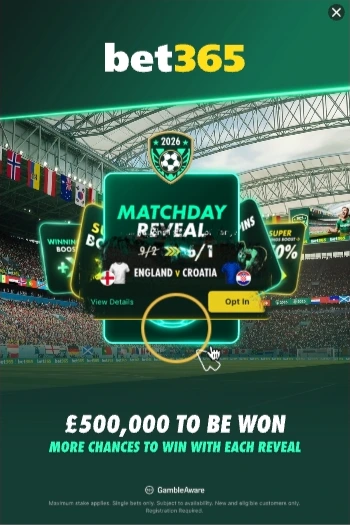 Bet365 — Gamified Display — Sports betting & live wagering