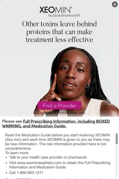 Xeomin — Motion Display — Anti-aging