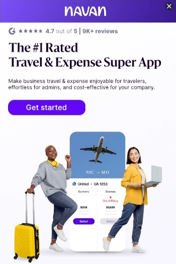 Navan — Motion Display — Business travel