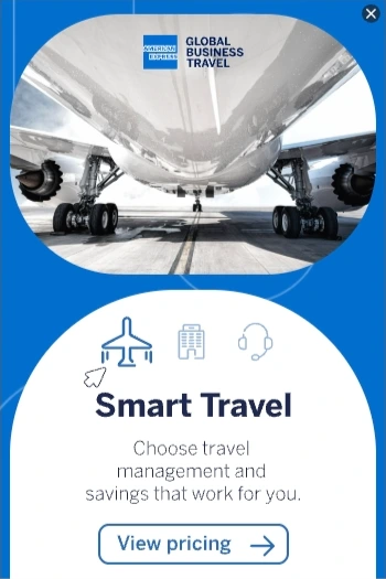American Express — Explorable Display — Business travel