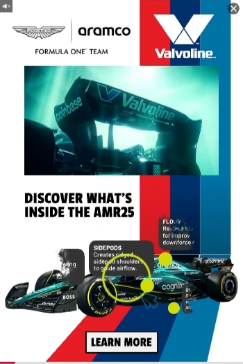Valvoline — Gamified Video — Motorsports (F1 / NASCAR)